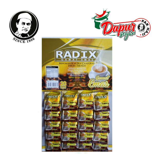 RADIX Gamat Emas Papan (16g X 20 sachets)